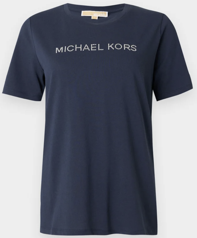 MICHAEL Michael Kors BOXY STUD TEE - T-shirt med print - midnight blue